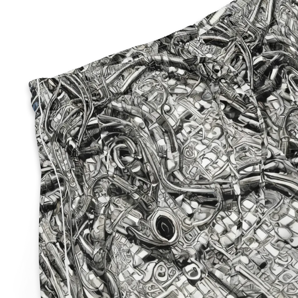 Chrome Labyrinth on Women's Pajama Shorts — Product details