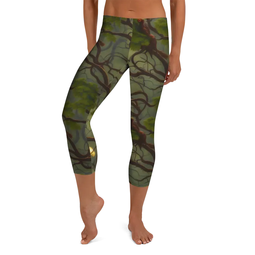 Mosslight Canopy on Capri Leggings — Front
