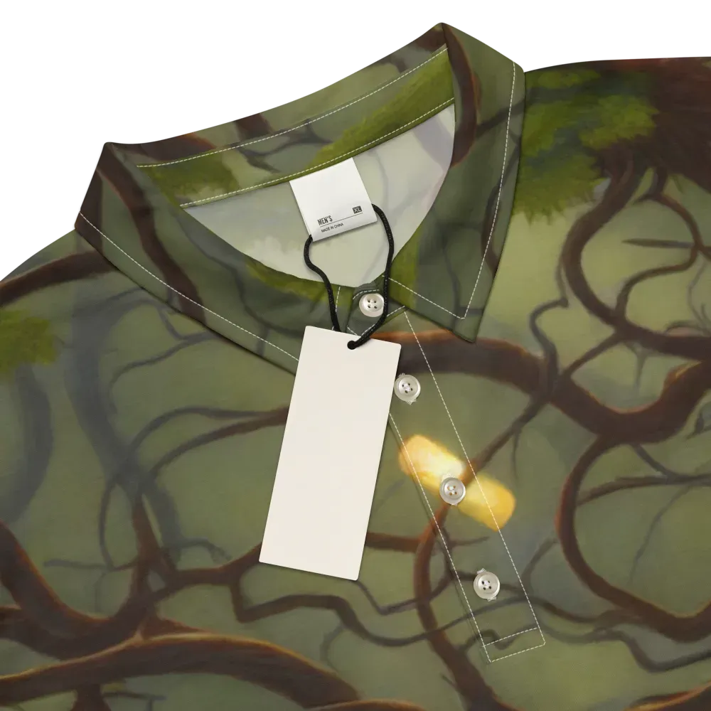 Mosslight Canopy on Men's Slim Fit Polo Shirt — Product details
