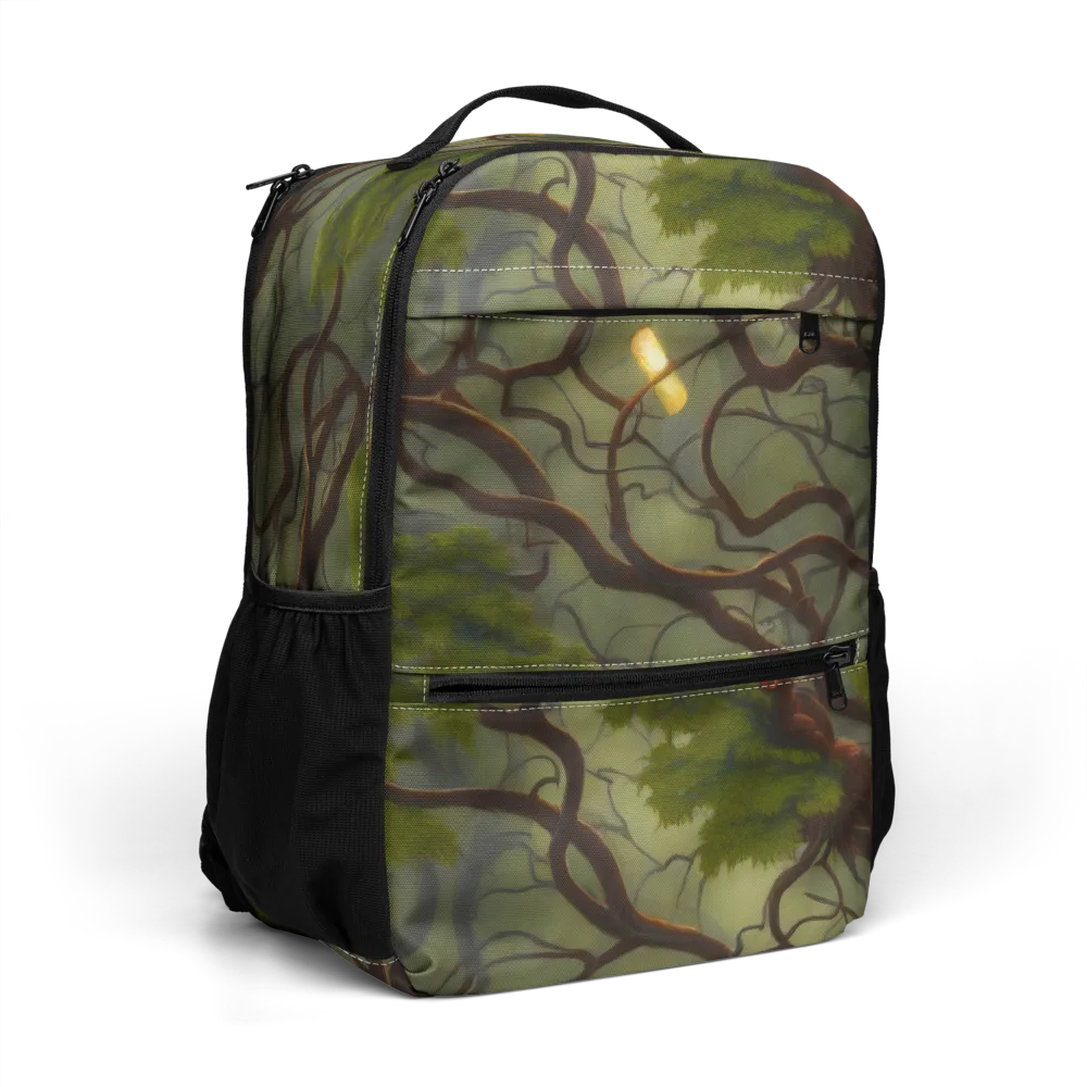 Mosslight Canopy on Utility Backpack — Right Front