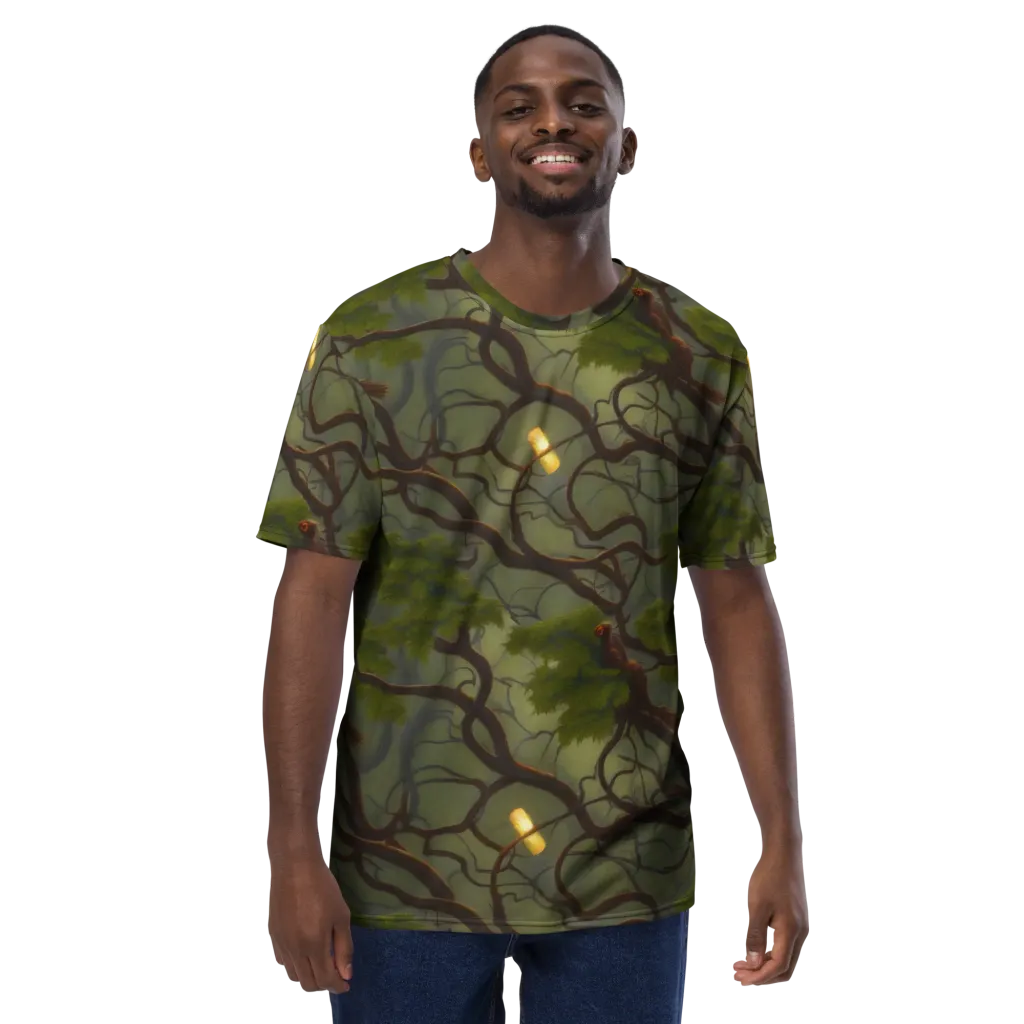 Mosslight Canopy on Men's Crew Neck T-Shirt — Front