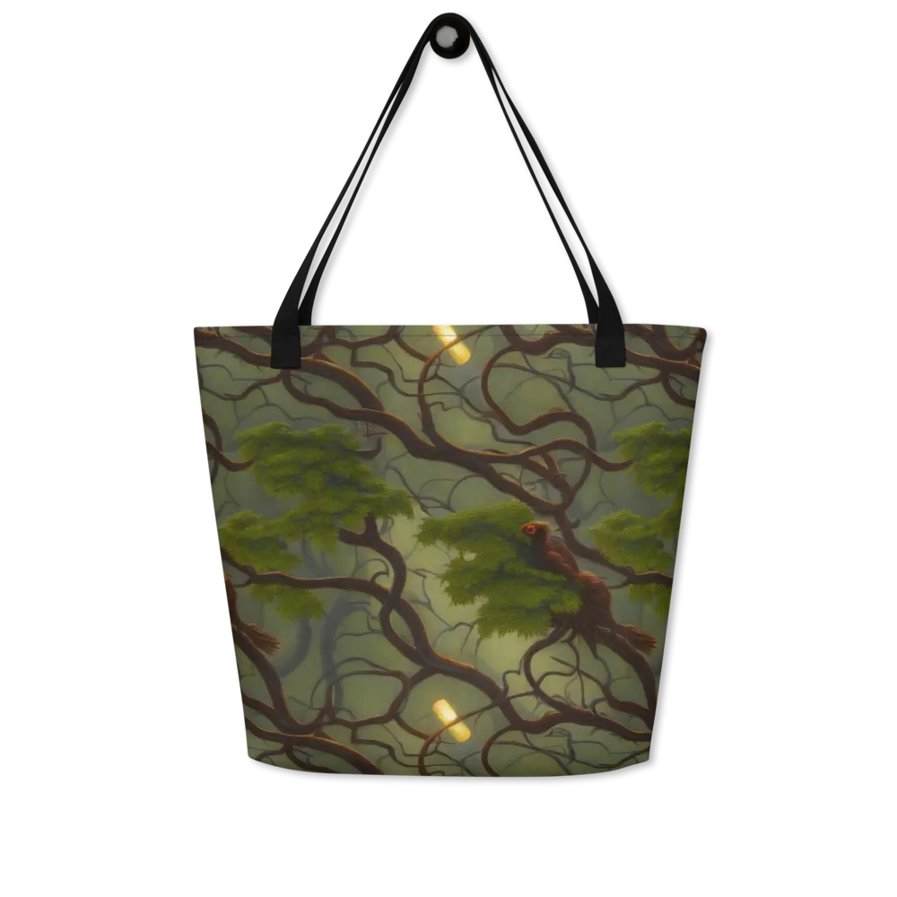 Mosslight Canopy on Large Tote Bag W/ Pocket — Front