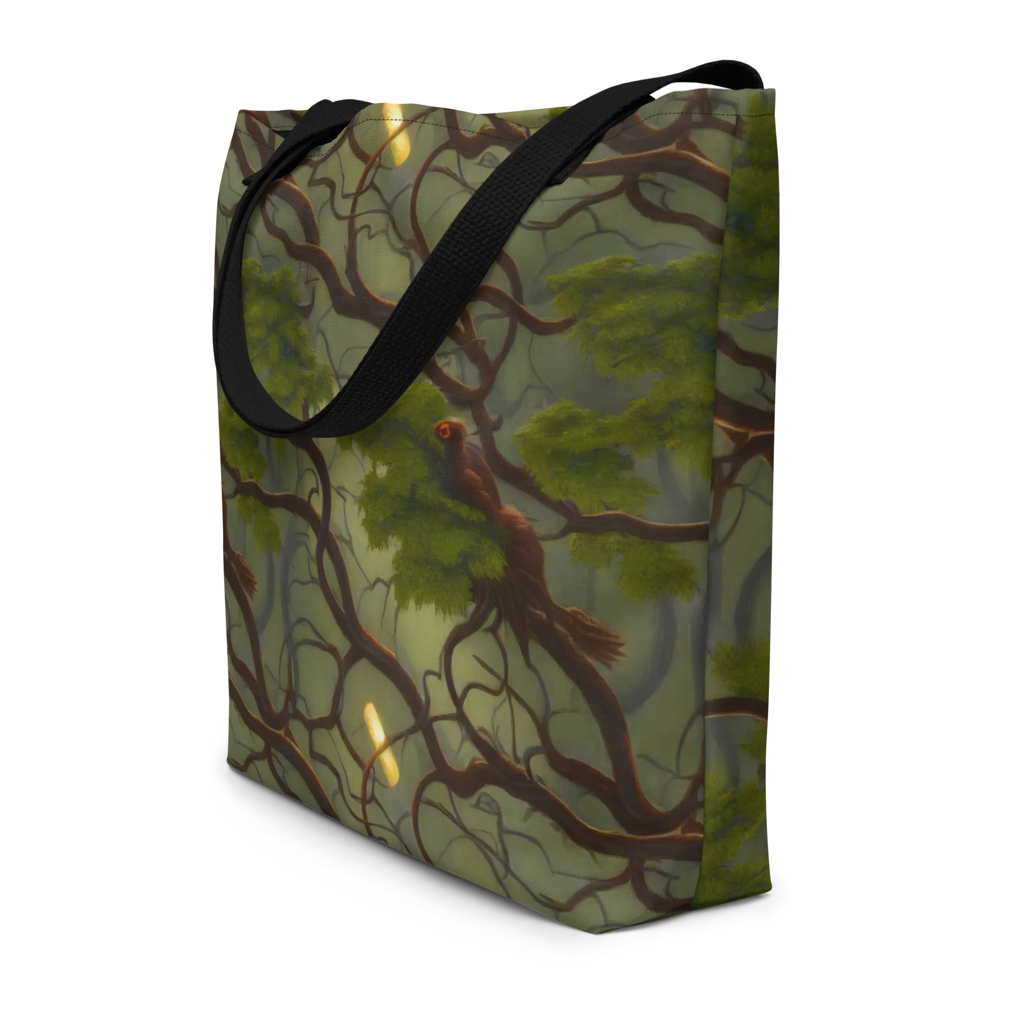 Mosslight Canopy on Large Tote Bag W/ Pocket — Front