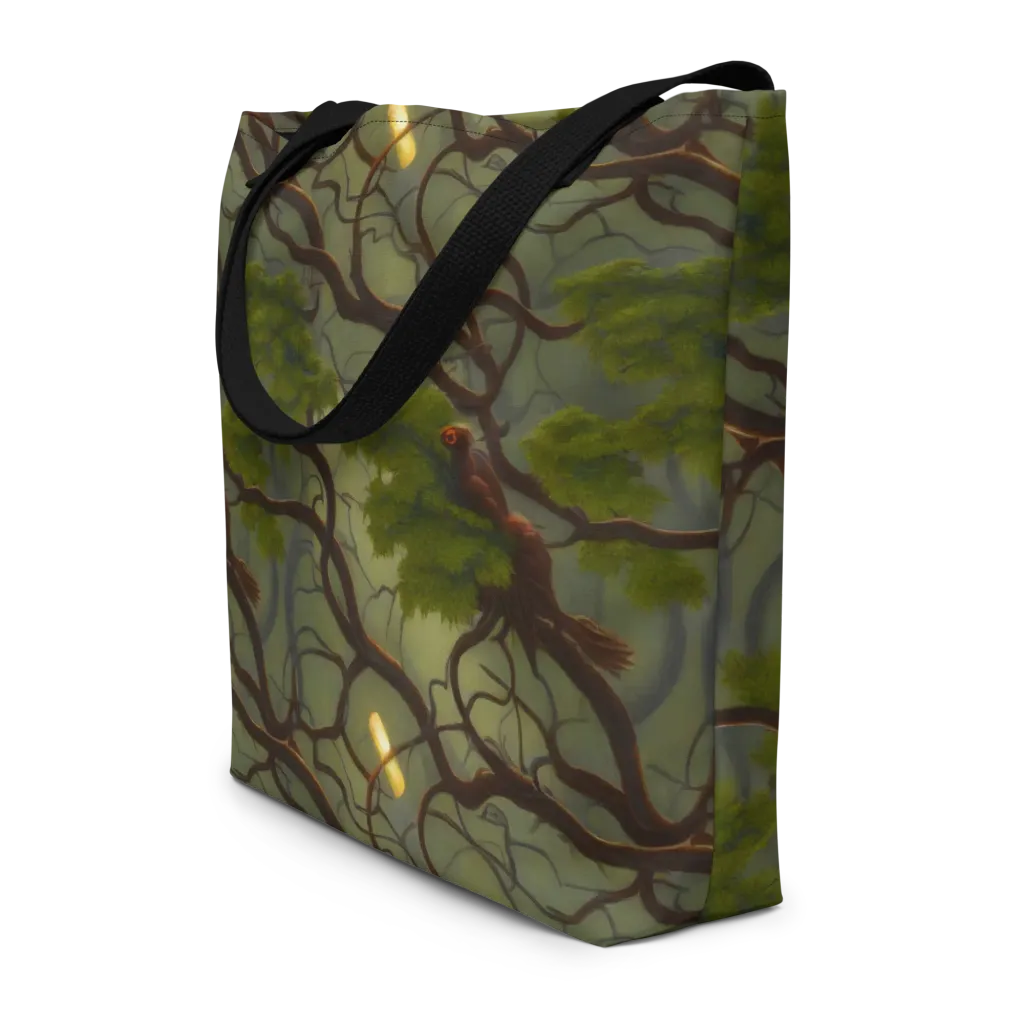 Mosslight Canopy on Large Tote Bag W/ Pocket — Front