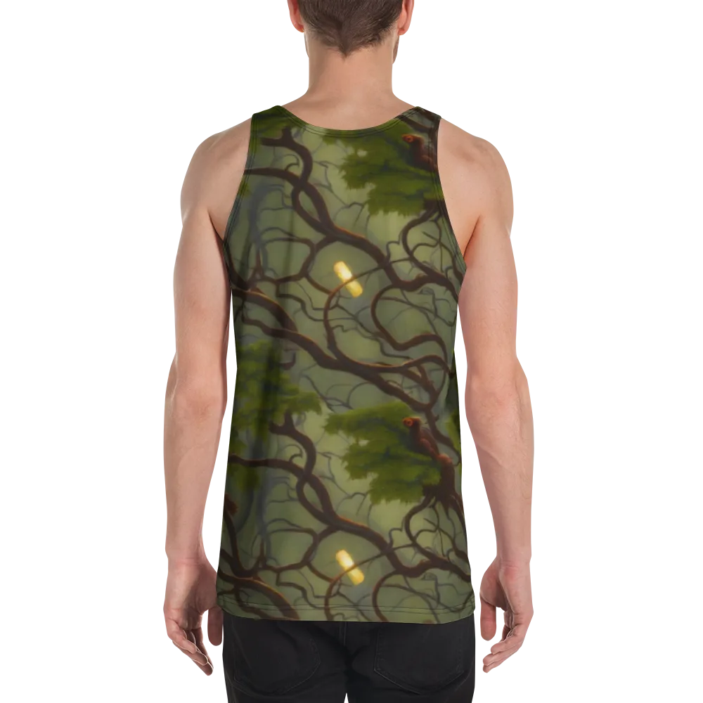 Mosslight Canopy on Men's Tank Top — Back