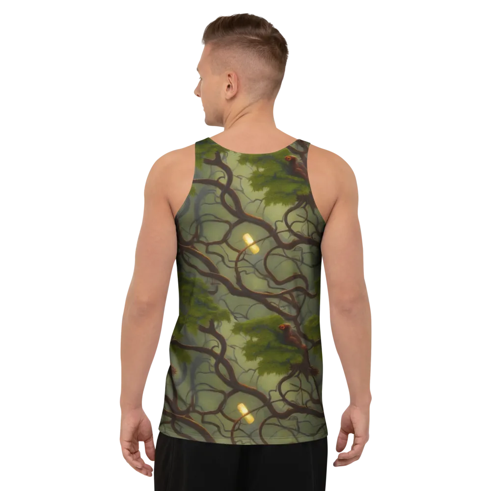 Mosslight Canopy on Men's Tank Top — Back