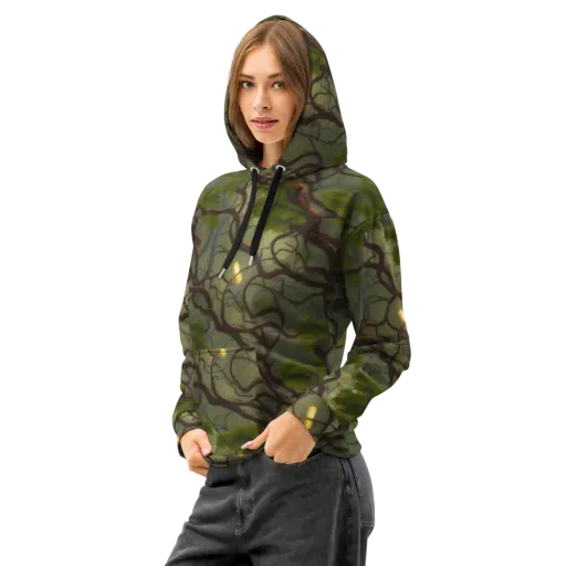 Mosslight Canopy on a Cotton Hoodie