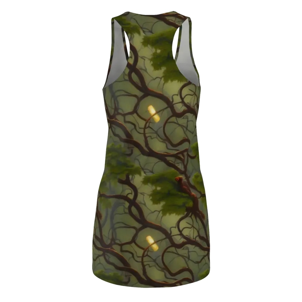 Mosslight Canopy on Racerback Dress — Back