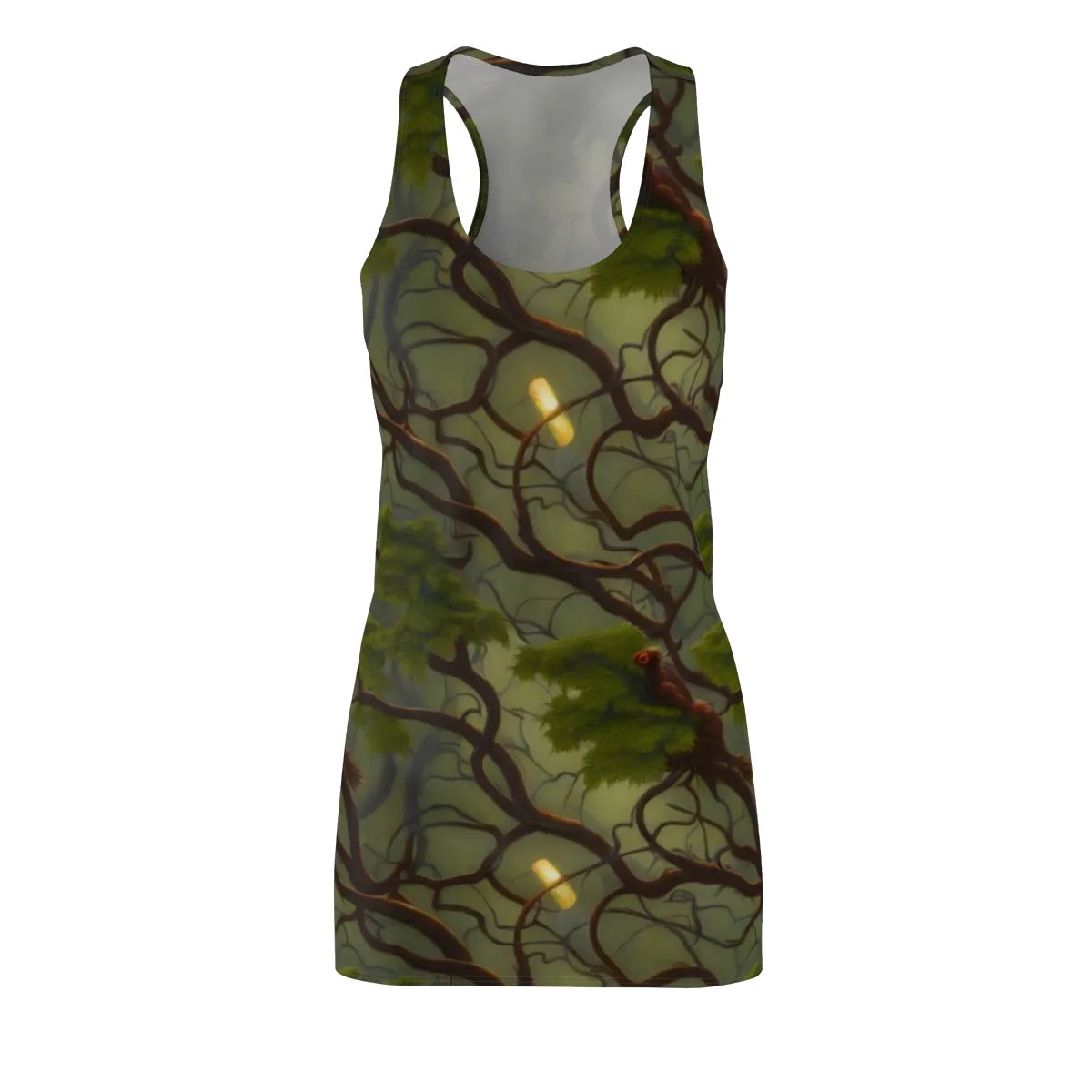 Mosslight Canopy on Racerback Dress — Front