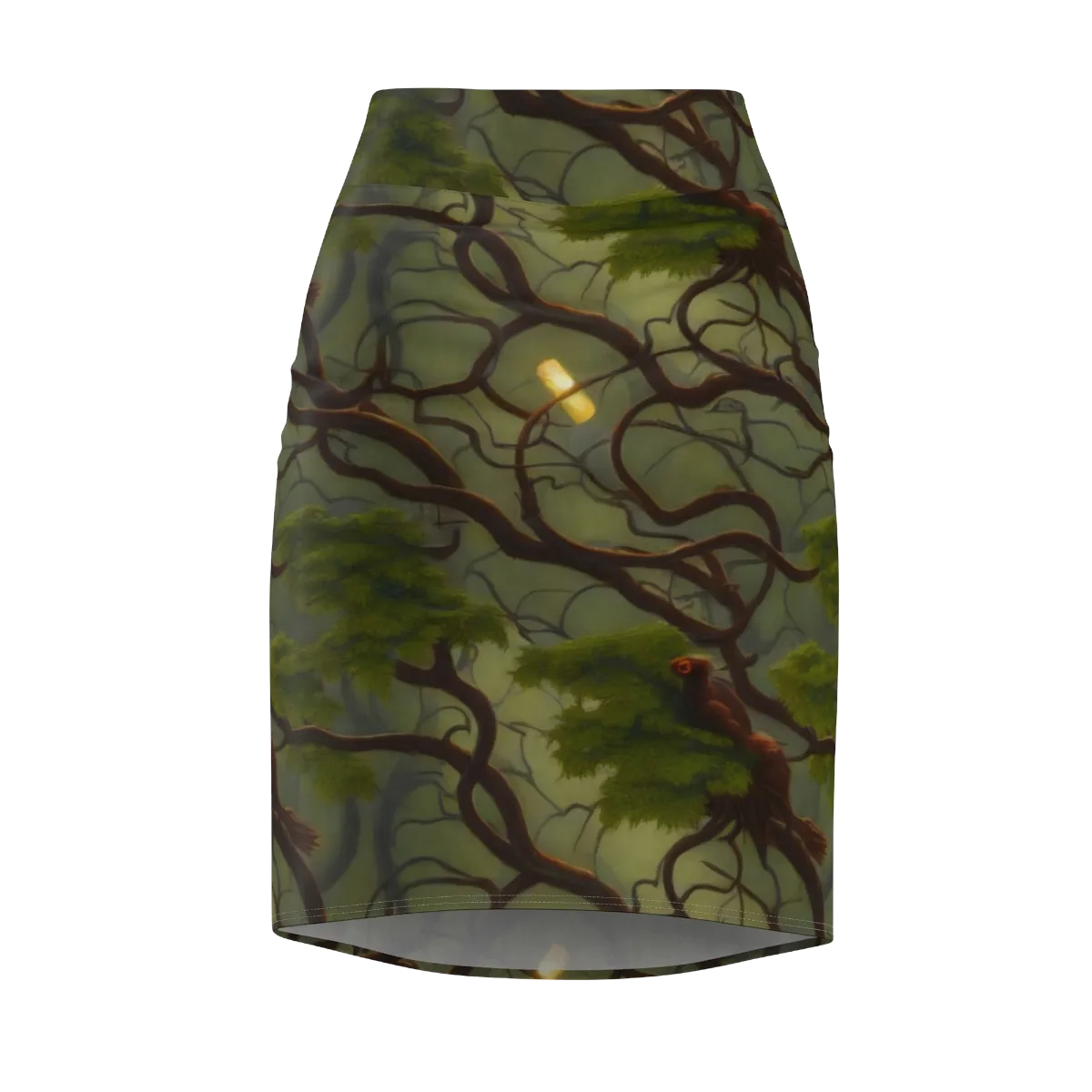 Mosslight Canopy on Pencil Skirt — Front