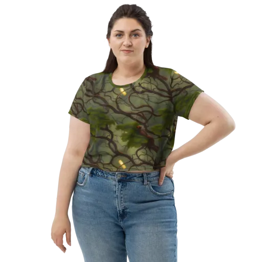 Mosslight Canopy on a Crop Tee