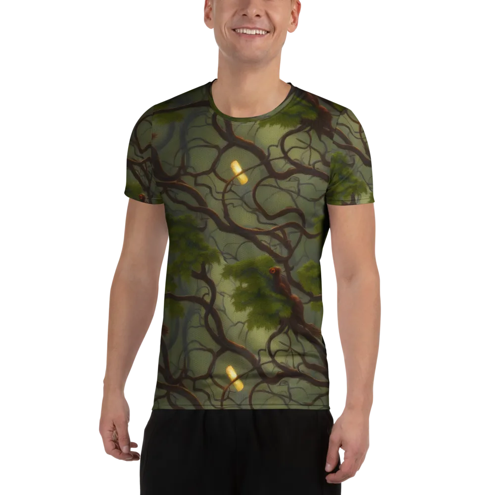 Mosslight Canopy on Men's Athletic T-Shirt — Front