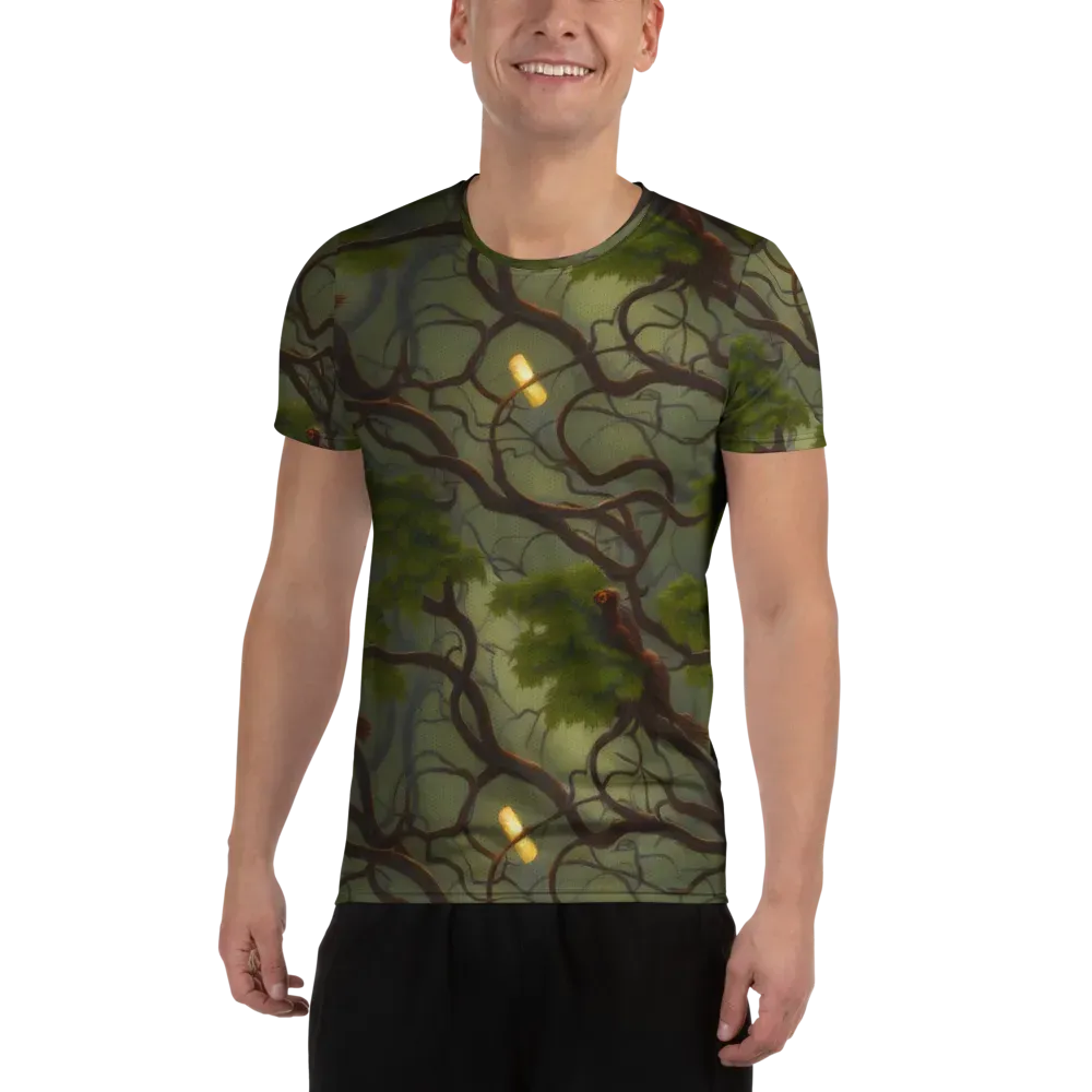 Mosslight Canopy on Men's Athletic T-Shirt — Front