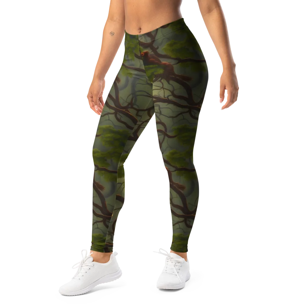 Mosslight Canopy on Leggings — Left Front