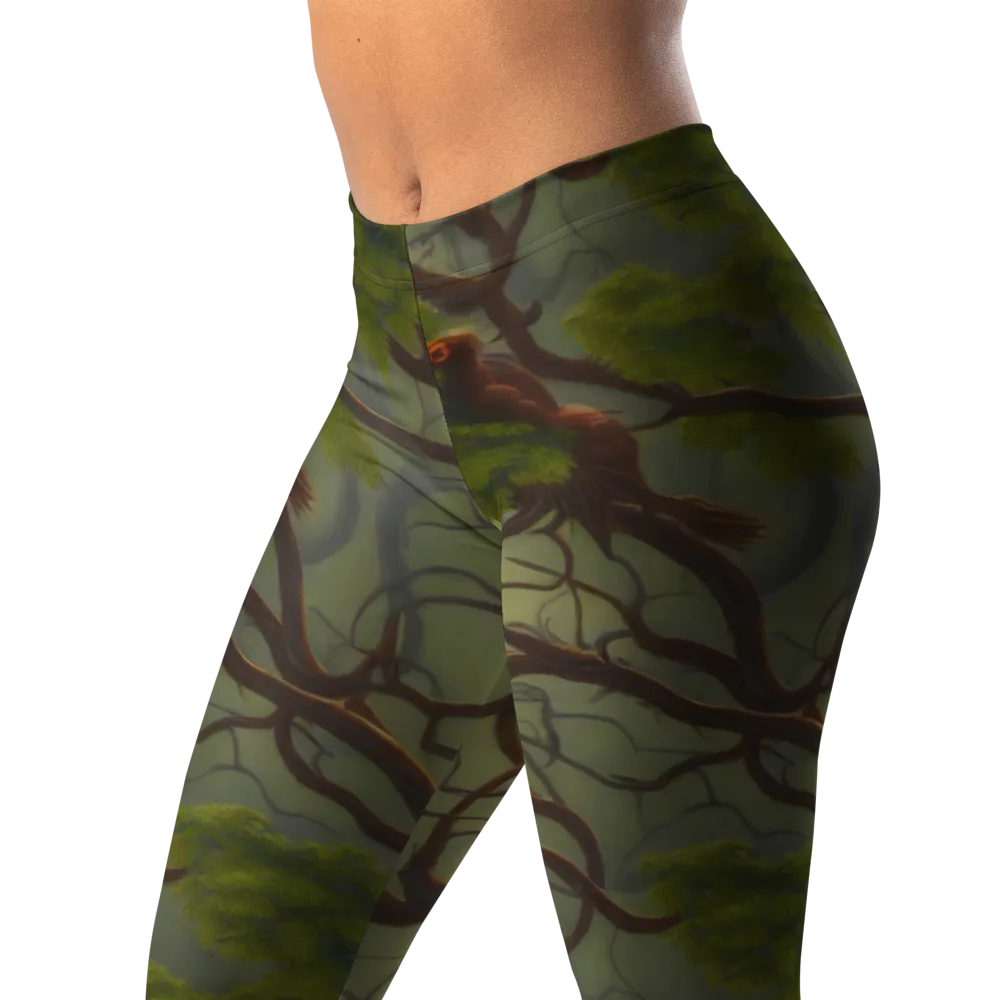 Mosslight Canopy on Leggings — Left Front