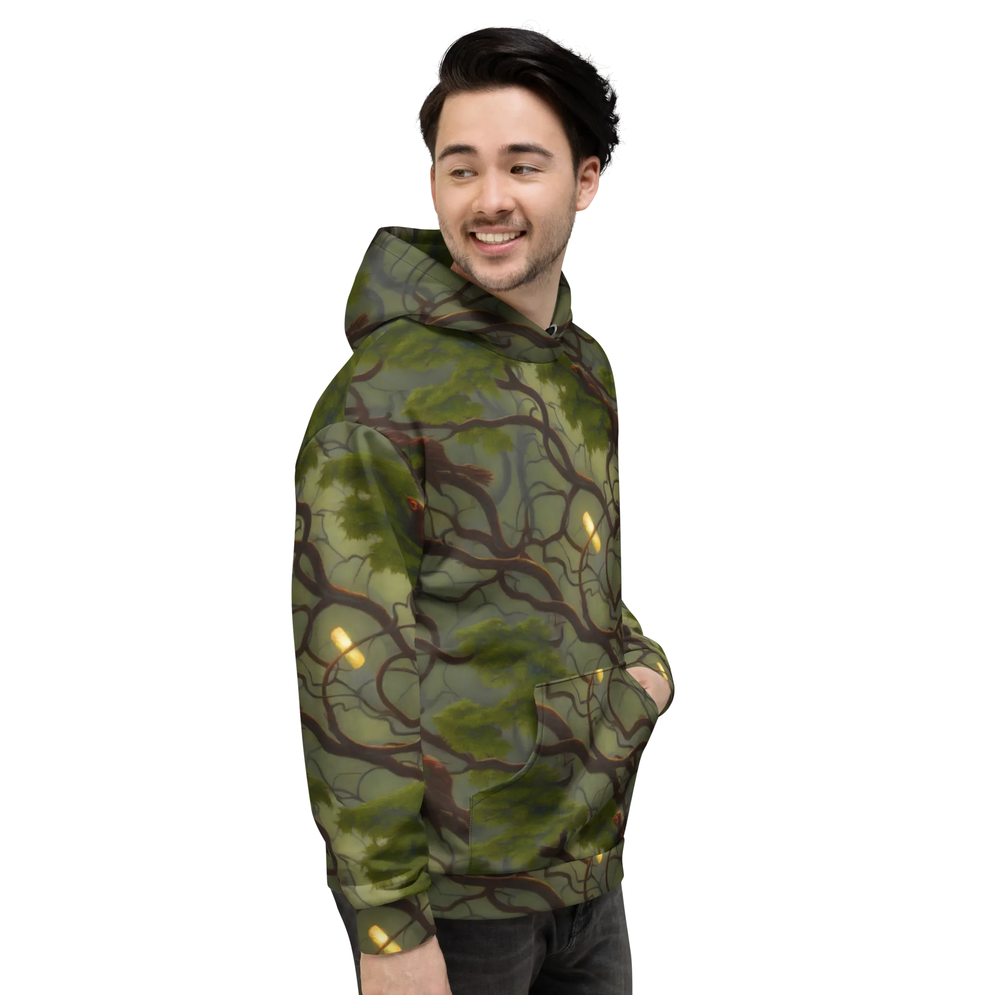 Mosslight Canopy on Hoodie — Right