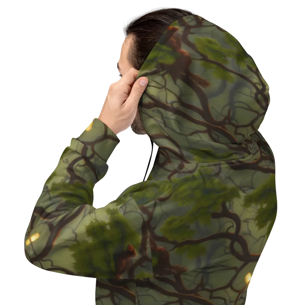 Mosslight Canopy on Hoodie — Back