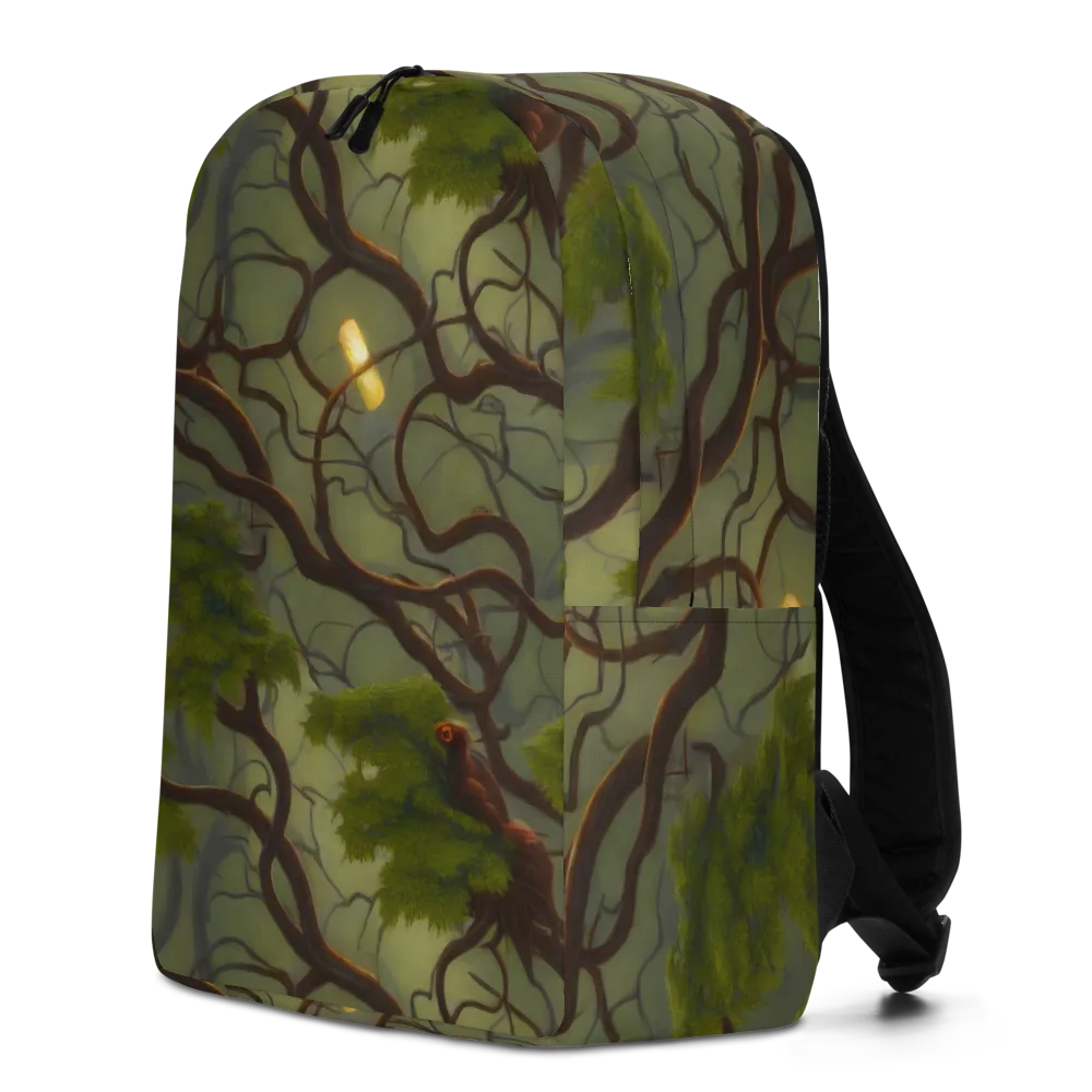 Mosslight Canopy on Minimalist Backpack — Left
