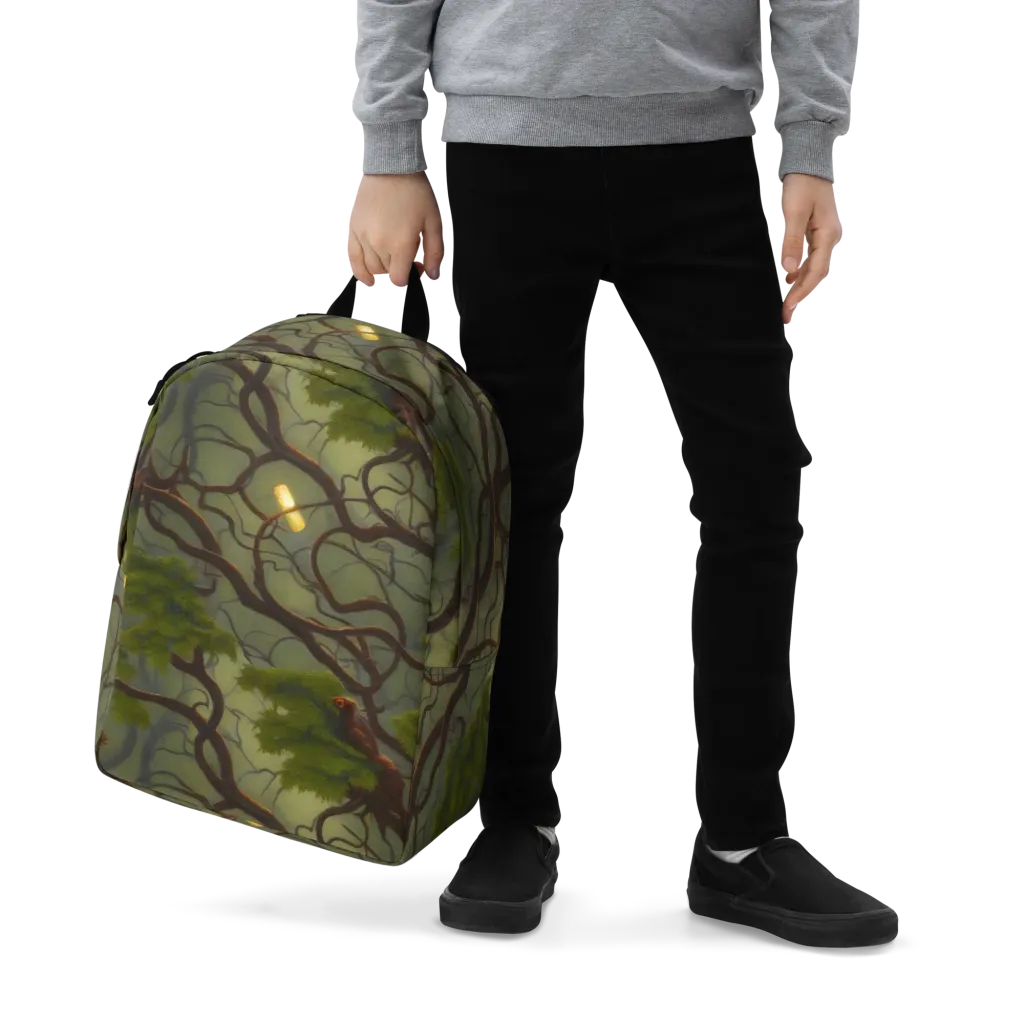 Mosslight Canopy on Minimalist Backpack — Zoomed-in