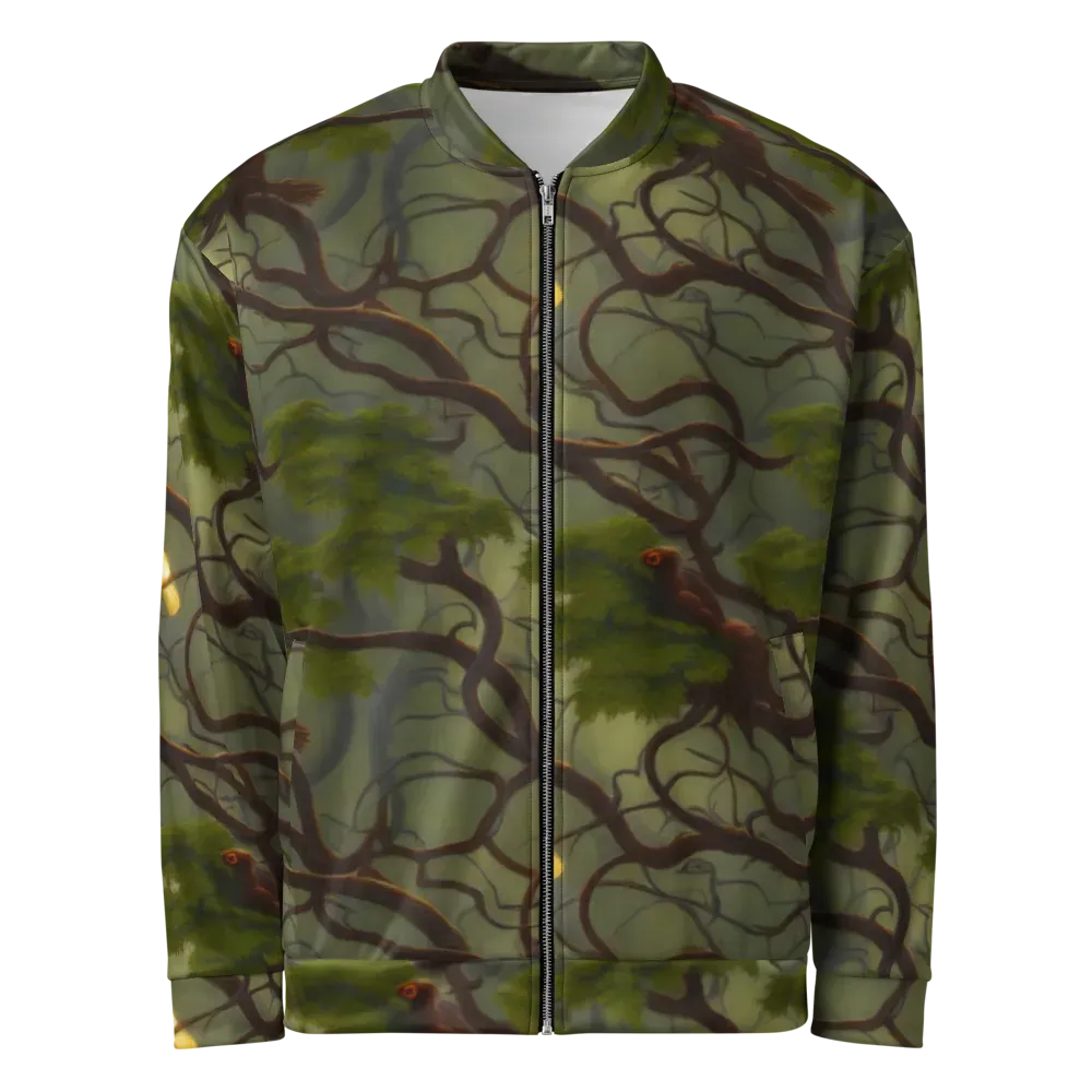 Mosslight Canopy on Bomber Jacket — Front