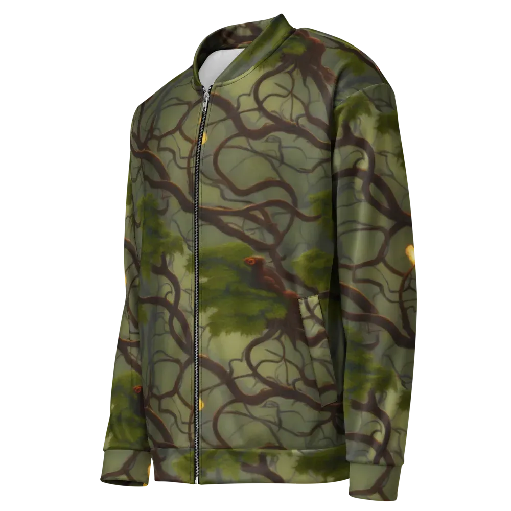 Mosslight Canopy on Bomber Jacket — Left Front
