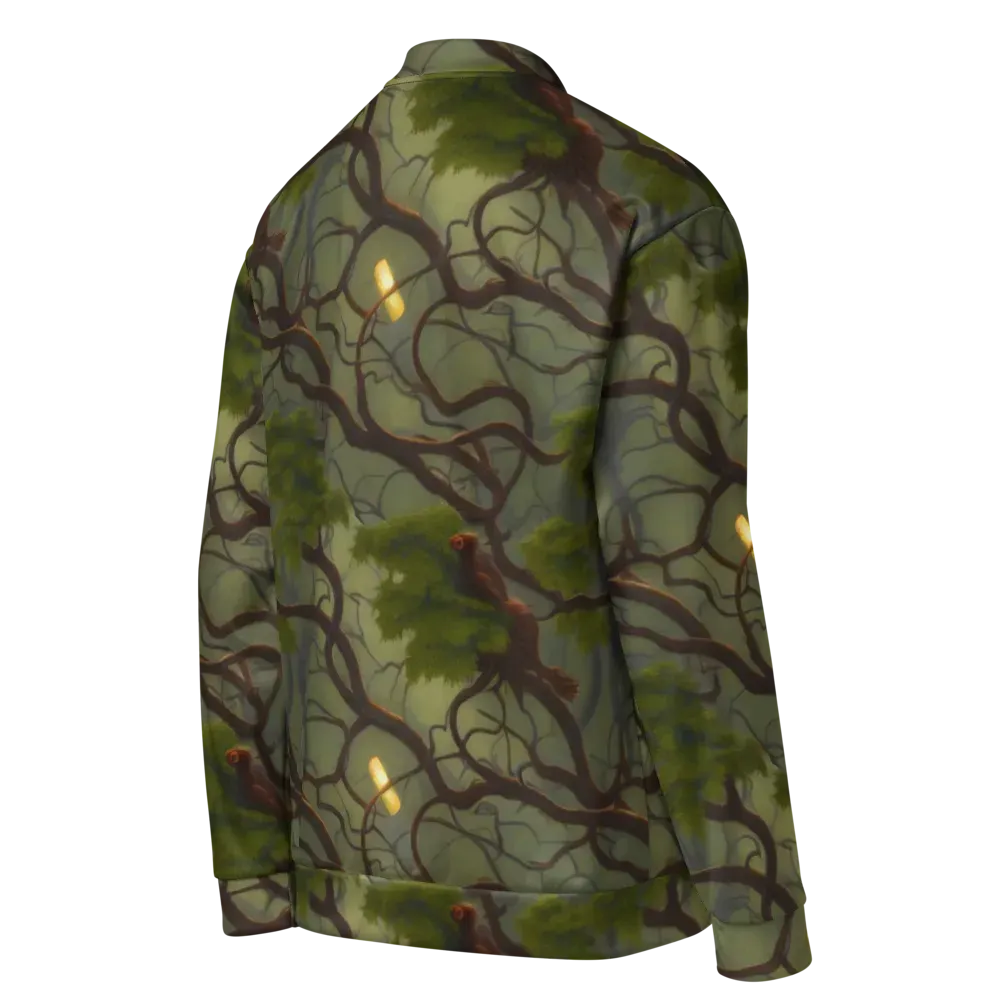 Mosslight Canopy on Bomber Jacket — Right Back