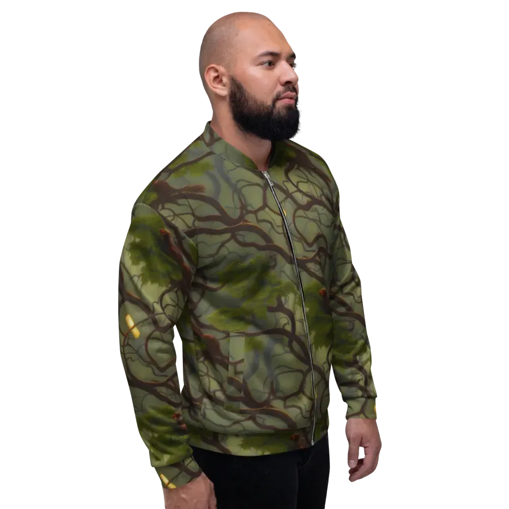 Mosslight Canopy on Bomber Jacket — Right