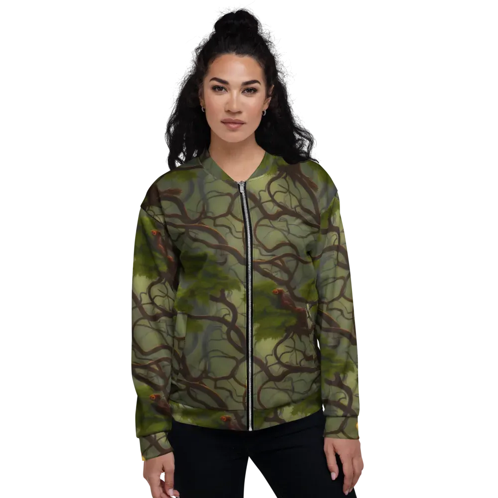 Mosslight Canopy on Bomber Jacket — Front