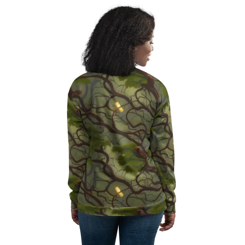 Mosslight Canopy on Bomber Jacket — Back