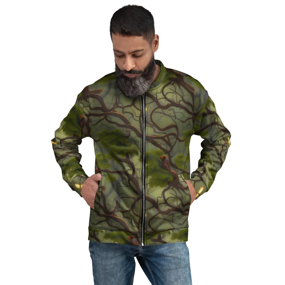 Mosslight Canopy on Bomber Jacket — Front