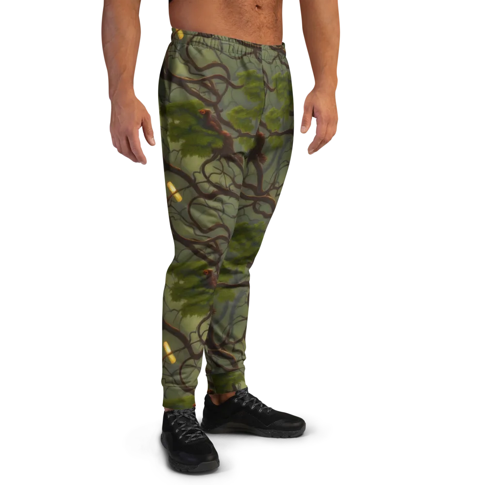 Mosslight Canopy on Men's Joggers — Right