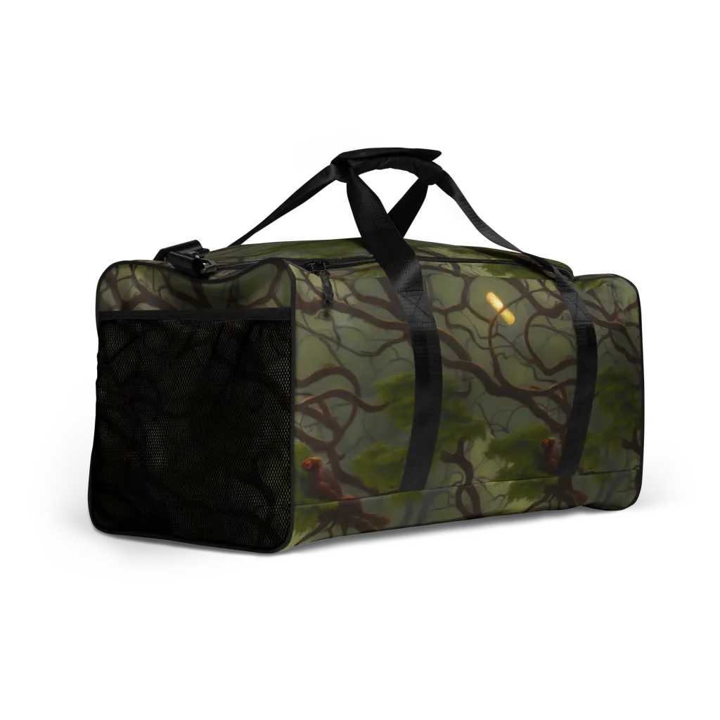Mosslight Canopy on Duffle Bag — Right Front