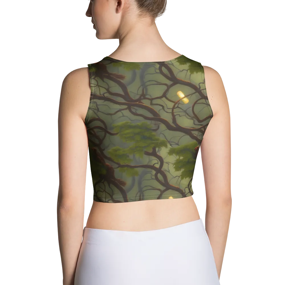 Mosslight Canopy on Crop Top — Back
