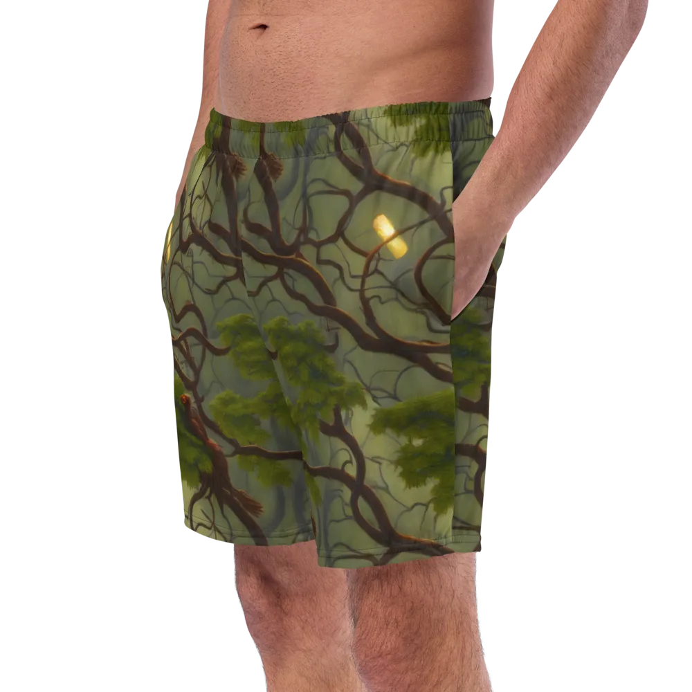 Mosslight Canopy on Swim Trunks — Left Front