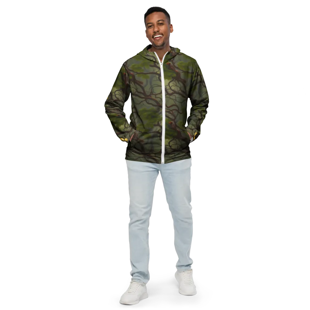 Mosslight Canopy on Men's Windbreaker — Front