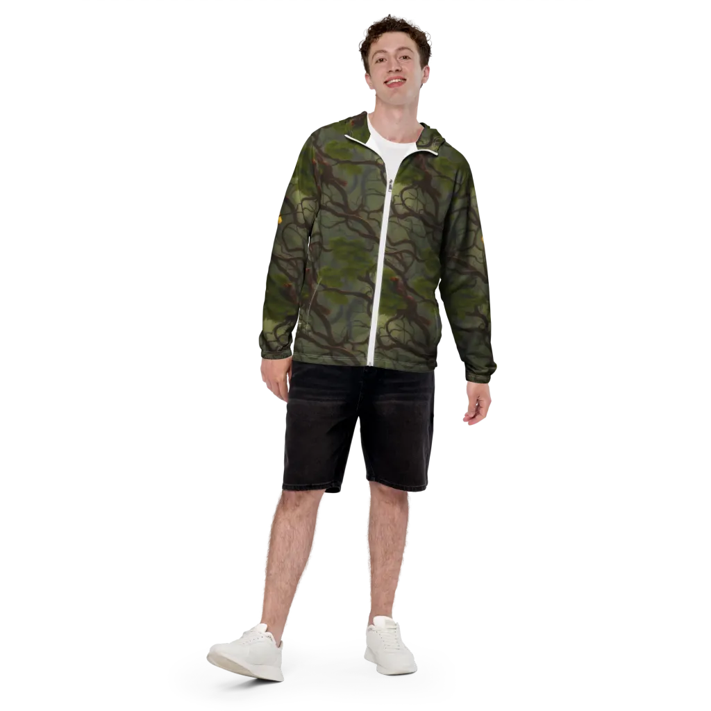 Mosslight Canopy on Men's Windbreaker — Front