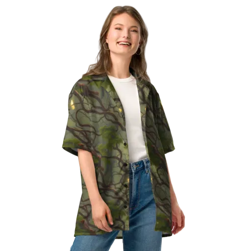 Mosslight Canopy on a Button Shirt