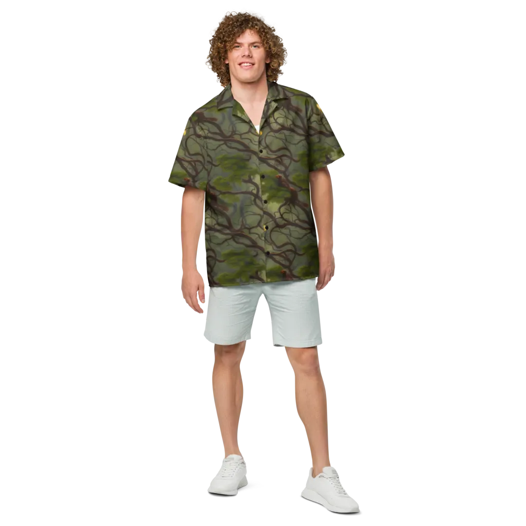 Mosslight Canopy on Button Shirt — Front