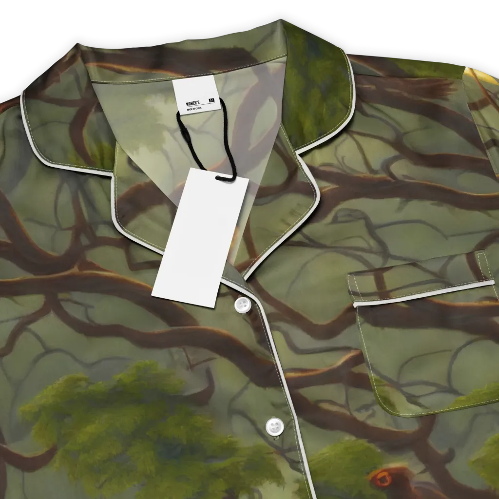 Mosslight Canopy on Women's Short Sleeve Pajama Top — Product details
