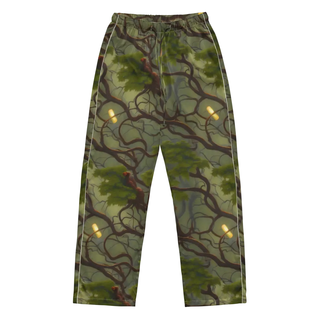 Mosslight Canopy on Women's Pajama Pants — Front