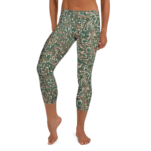 Copper Circuit on a Capri Leggings