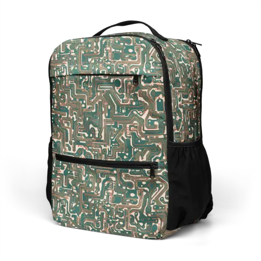 Copper Circuit on a Utility Backpack