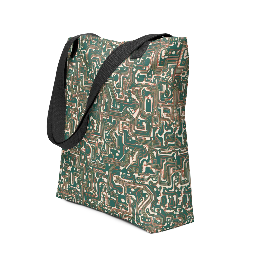 Copper Circuit on Tote Bag — Front