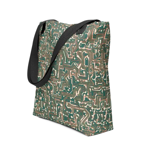 Copper Circuit on a Tote Bag