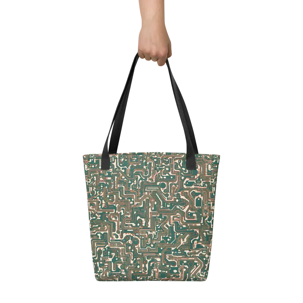 Copper Circuit on Tote Bag — Front