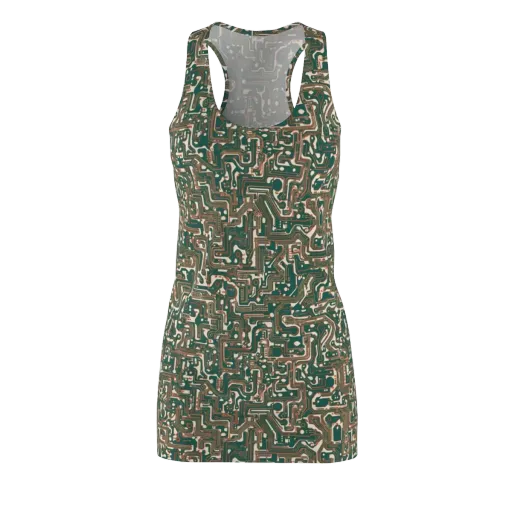 Copper Circuit on a Racerback Dress