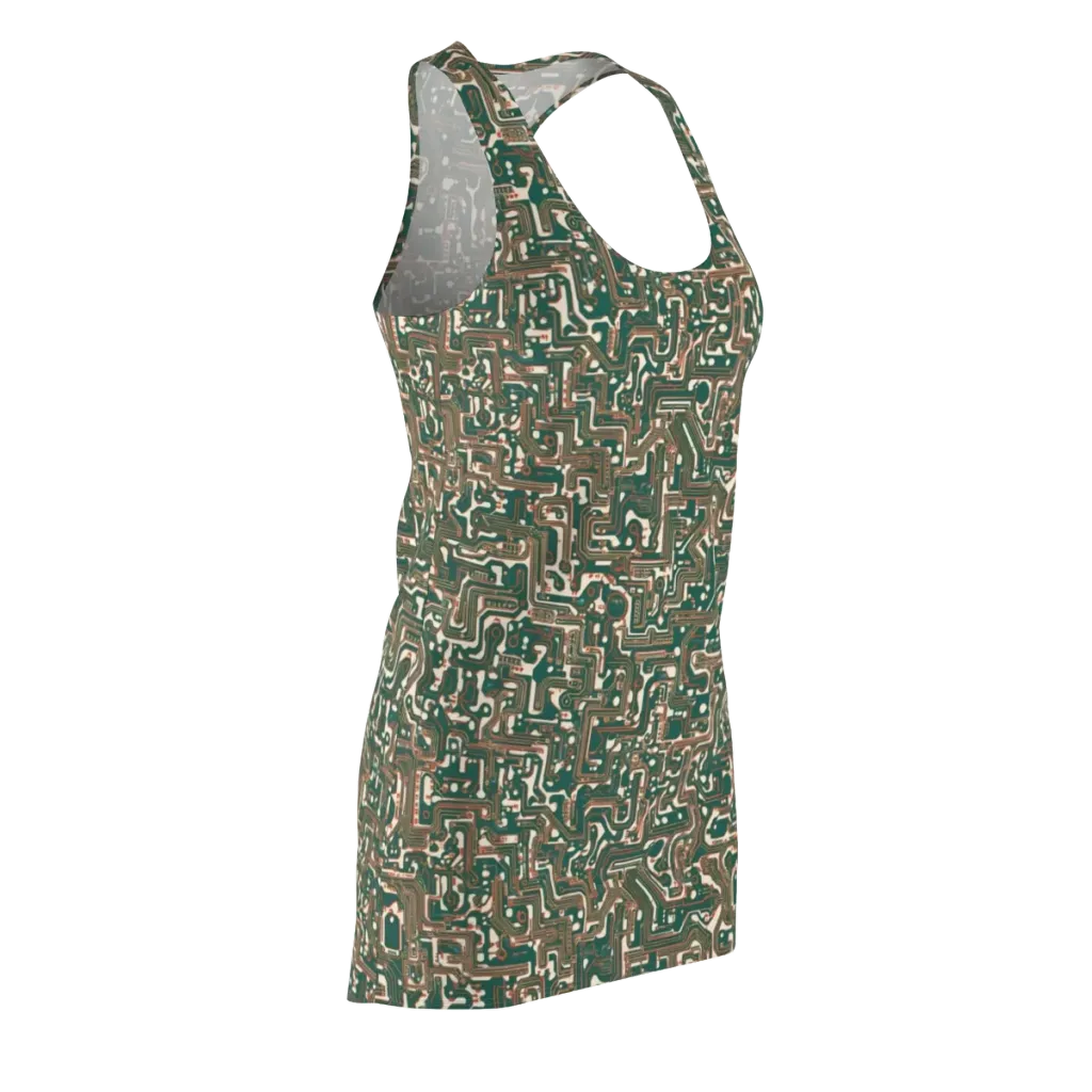 Copper Circuit on Racerback Dress — Front Side