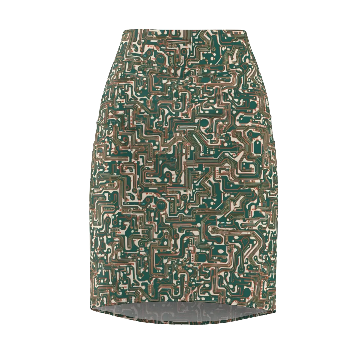 Copper Circuit on Pencil Skirt — Front