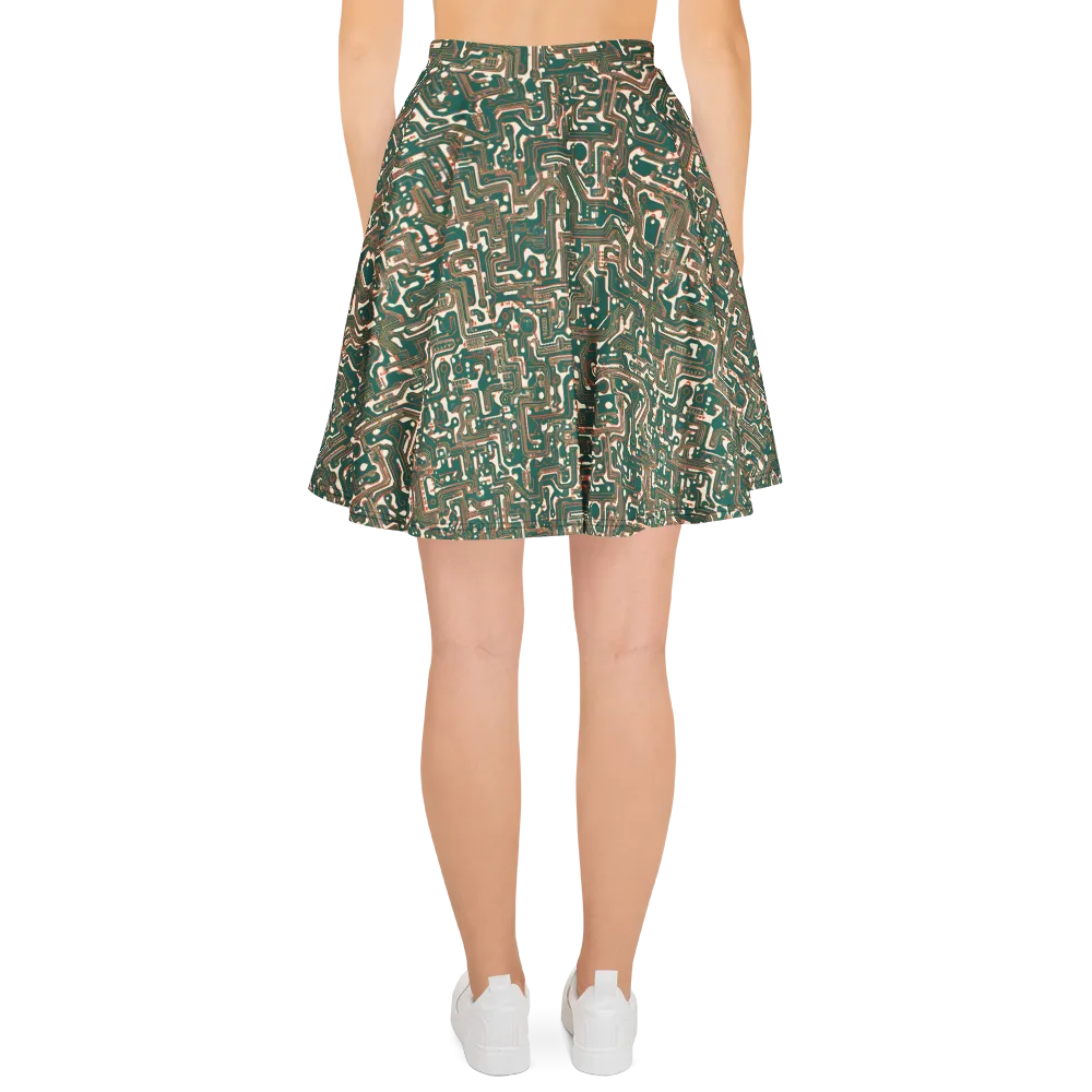 Copper Circuit on Skater Skirt — Back