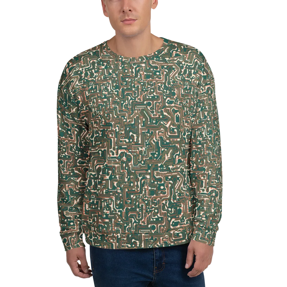 Copper Circuit on Sweatshirt — Front